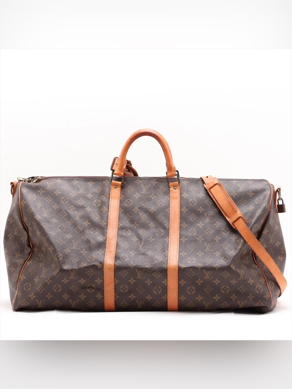 Authentic Louis Vuitton keepall 60 bandouliere travel with strap
